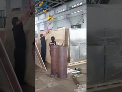 मशीन पैक है और ग्राहक के कारखाने के लिए भेजने के लिए तैयार है