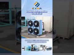 फ्लेक आइस मशीन डी-आइसिंग चल रही है