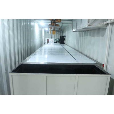 10t/24h कंटेनर आइस मशीन औद्योगिक ब्लॉक आइस मशीन R404a R22