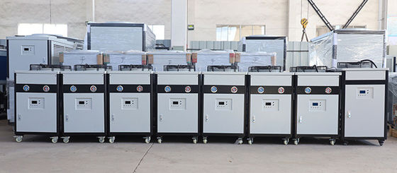वाणिज्यिक शीत जल चिलर कम तापमान 3HP एयर कूलिंग