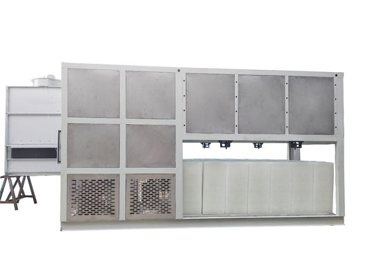 स्मॉल डायरेक्ट कूलिंग ब्लॉक आइस मशीन 5t 380V एयर वाटर कूलिंग