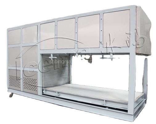 अच्छा मूल्य 5000KG 5T डायरेक्ट कूलिंग ब्लॉक आइस मशीन CE 1800W ऑनलाइन