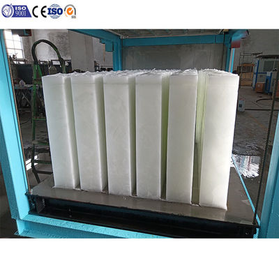 6450*2360*2530mm L*W*H सूखी बर्फ के ब्लॉक बनाने की मशीन 1-10 टन दैनिक क्षमता के लिए