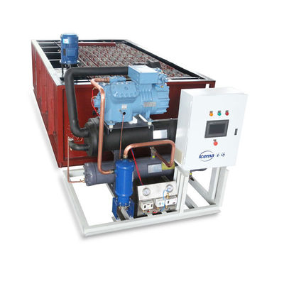 अच्छा मूल्य 3T 5T ​​10T ब्राइन रेफ्रिजरेशन ब्लॉक आइस मशीन 12.37kw ऑनलाइन