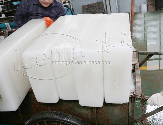 25T / 24H ब्राइन रेफ्रिजरेशन ब्लॉक आइस मशीन औद्योगिक नमक पानी