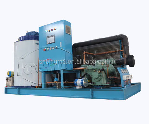 1 टन मीठे पानी की परत वाली बर्फ मशीन वाणिज्यिक 380V 220V