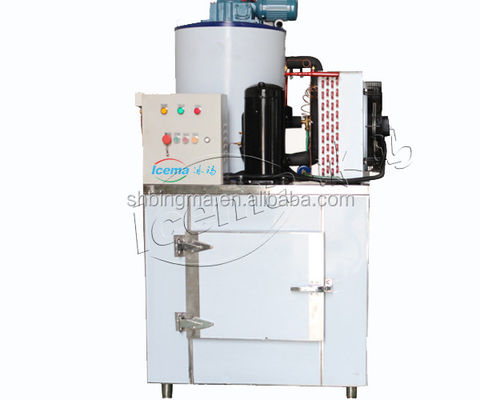 1 टन मीठे पानी की परत वाली बर्फ मशीन वाणिज्यिक 380V 220V