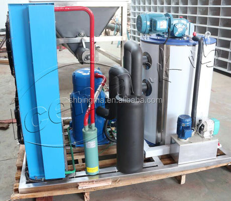 30 टन मीठे पानी की परत वाली बर्फ मशीन 220V स्वचालित औद्योगिक