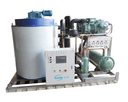 5 टन वाणिज्यिक समुद्री जल परत बर्फ मशीन 20.5KW
