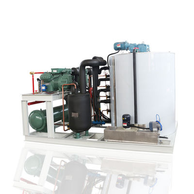 10 टन समुद्री जल परत बर्फ मशीन वाणिज्यिक 32kw ​​380V