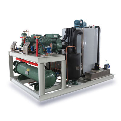 10 टन समुद्री जल परत बर्फ मशीन वाणिज्यिक 32kw ​​380V