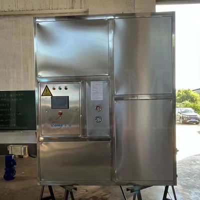 ऊर्जा की बचत ICEMA 1T-10T खाद्य और पेय उद्योग के लिए औद्योगिक घन बर्फ मशीन