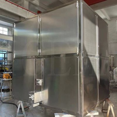 रेस्तरां सुपरमार्केट 5T स्वचालित नियंत्रण प्रणाली औद्योगिक आइस क्यूब बनाने वाली मशीनें