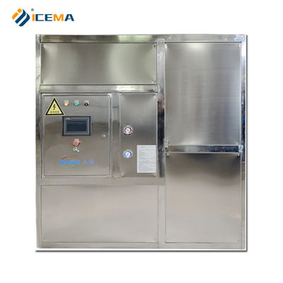 औद्योगिक 5 टन 10 टन आइस क्यूब बनाने की मशीन ICEMA से 19X21X6 आइस ग्रिड नंबर के साथ