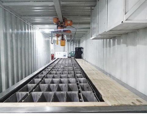 खाद्य दुकान औद्योगिक कंटेनर ब्लॉक आइसमेकर बर्फ वजन 25kg 50kg 100kg उपभोग