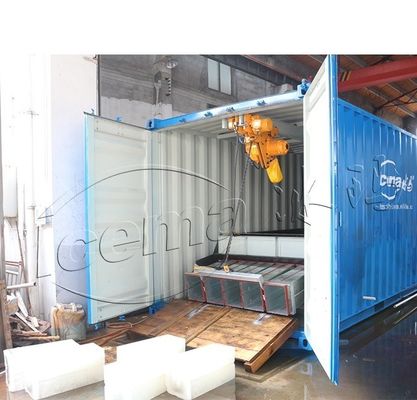 खरीदें इमरसन 3 टन प्रत्यक्ष शीतलन ICEMA कंटेनर ब्लॉक बर्फ संयंत्र online manufacture
