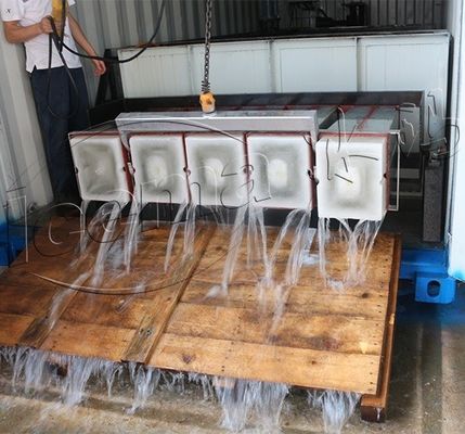 इमरसन 3 टन प्रत्यक्ष शीतलन ICEMA कंटेनर ब्लॉक बर्फ संयंत्र