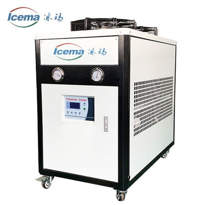 औद्योगिक अनुप्रयोगों के लिए आसान संचालित 10HP स्वचालित हवा ठंडा पानी चिलर