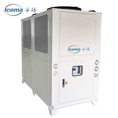 औद्योगिक अनुप्रयोगों के लिए आसान संचालित 10HP स्वचालित हवा ठंडा पानी चिलर