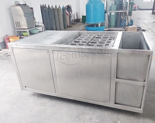 मिनी आइस प्लांट 1 टन कॉम्पैक्ट आइस ब्लॉक मशीन