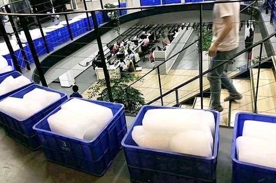 ऊर्जा खनन संचालन के लिए 600 किलो अनुकूलित औद्योगिक बर्फ ब्लॉक बर्फ बनाने की मशीन