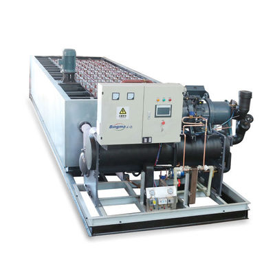Emerson 62.7KW 2024 अनुकूलन 15 टन ब्लॉक औद्योगिक बर्फ बनाने की मशीन