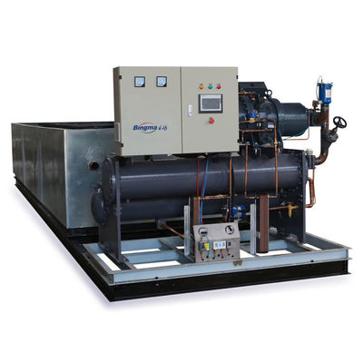 Emerson 62.7KW 2024 अनुकूलन 15 टन ब्लॉक औद्योगिक बर्फ बनाने की मशीन