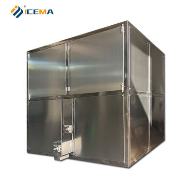 ICEMA 2T/24H आइस मशीन आइस प्लांट के लिए स्वचालित आइस क्यूब बनाने वाली मशीन