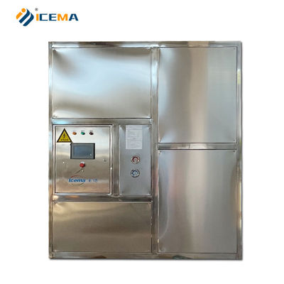 ICEMA 2T/24H आइस मशीन आइस प्लांट के लिए स्वचालित आइस क्यूब बनाने वाली मशीन