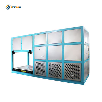 ऊर्जा बचत 3T औद्योगिक बर्फ ब्लॉक निर्माता मशीन 380V / 3P / 50hz बिजली की आपूर्ति के साथ