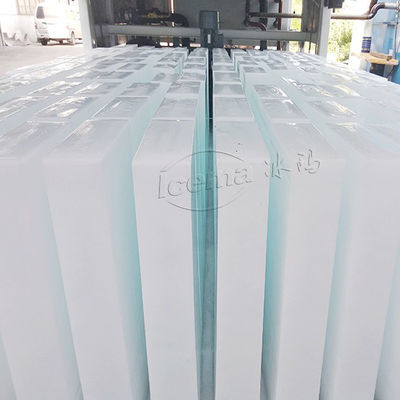 ऊर्जा बचत 3T औद्योगिक बर्फ ब्लॉक निर्माता मशीन 380V / 3P / 50hz बिजली की आपूर्ति के साथ