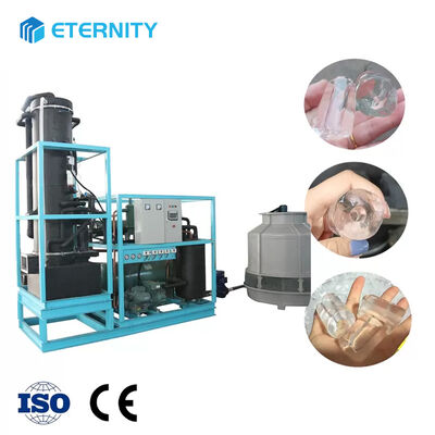 खरीदें ICEMA 25T/24H Industrial Tube Ice Machine with 21mm/24mm/28mm/34mm Tube Ice and -8 ℃ Temperature for High Efficiency Cooling online manufacture
