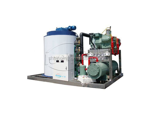अच्छा मूल्य 1 टन मीठे पानी की परत वाली बर्फ मशीन वाणिज्यिक 380V 220V ऑनलाइन