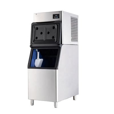 अच्छा मूल्य रेस्तरां या स्टोर के लिए 220V 1P 50HZ अनुकूलित ICEMA वाणिज्यिक घन बर्फ मशीन ऑनलाइन