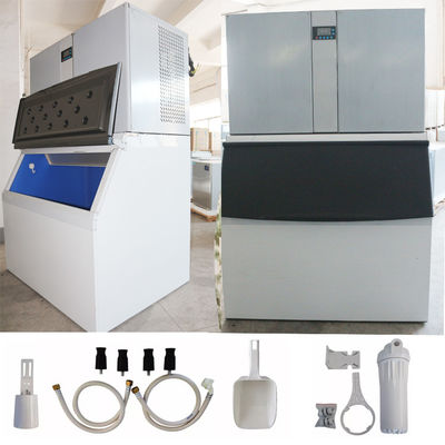 अच्छा मूल्य 220-380V वोल्टेज और R404a/R507a रेफ्रिजरेंट अनुकूलित वाणिज्यिक आइस क्यूब मशीन ऑनलाइन